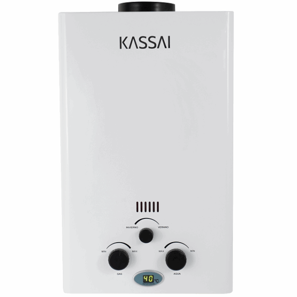 KASSAI-8 1 KAS-8P CALENTADOR INSTANTANEO DE PASO 8 LPM GAS LP