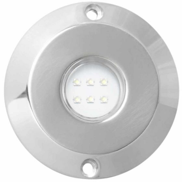 16. Lampara LED piscina DLX-3-B-10W-12D LAMPARA LED PARA PSICINAS INSTALACION PARED O SUELO SERIE: DELUXE, 3" COLOR: BLANCO PURO, PROFUNDIDAD MAX: 5 m